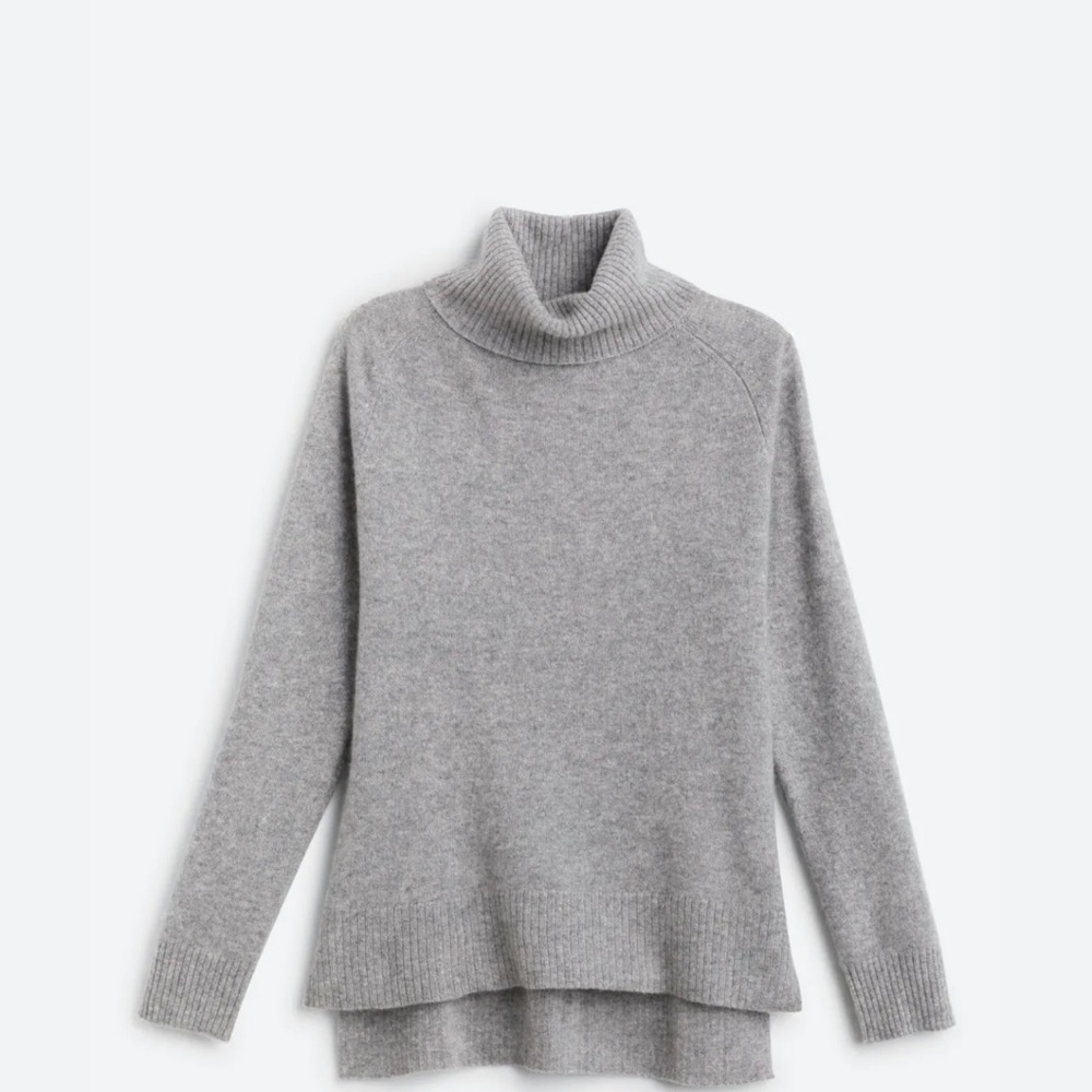 41 Hawthorn Women’s 100% cashmere cowl neck grey Sweater large RN# 150466